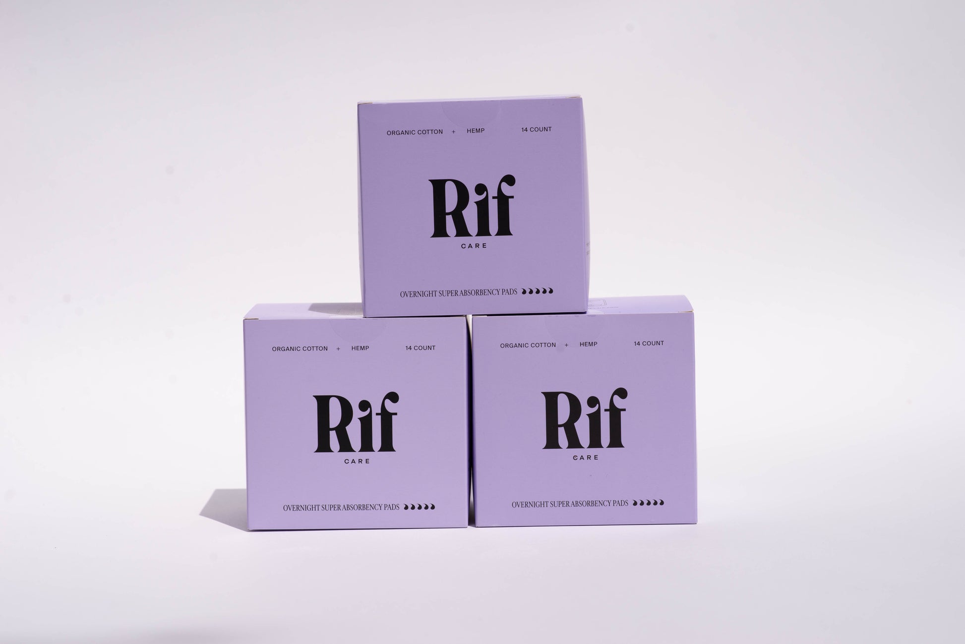 Organic Long Pads with wings - Night 3 pack Bundle - Concordia Style Boutique