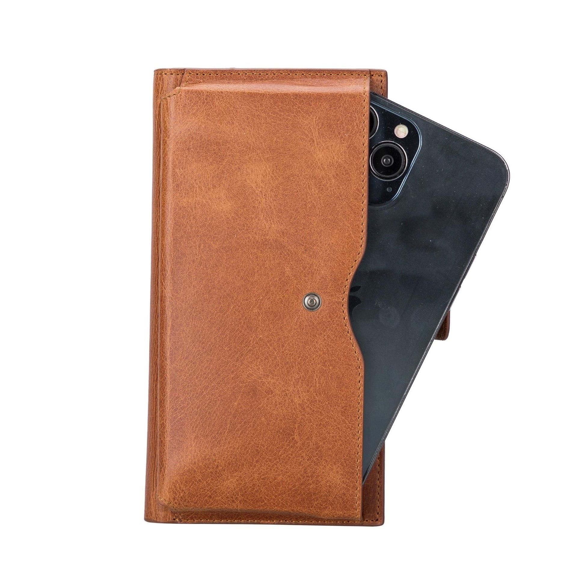 Riverton Women's Leather Wallet with Cell Phone Section - Concordia Style Boutique