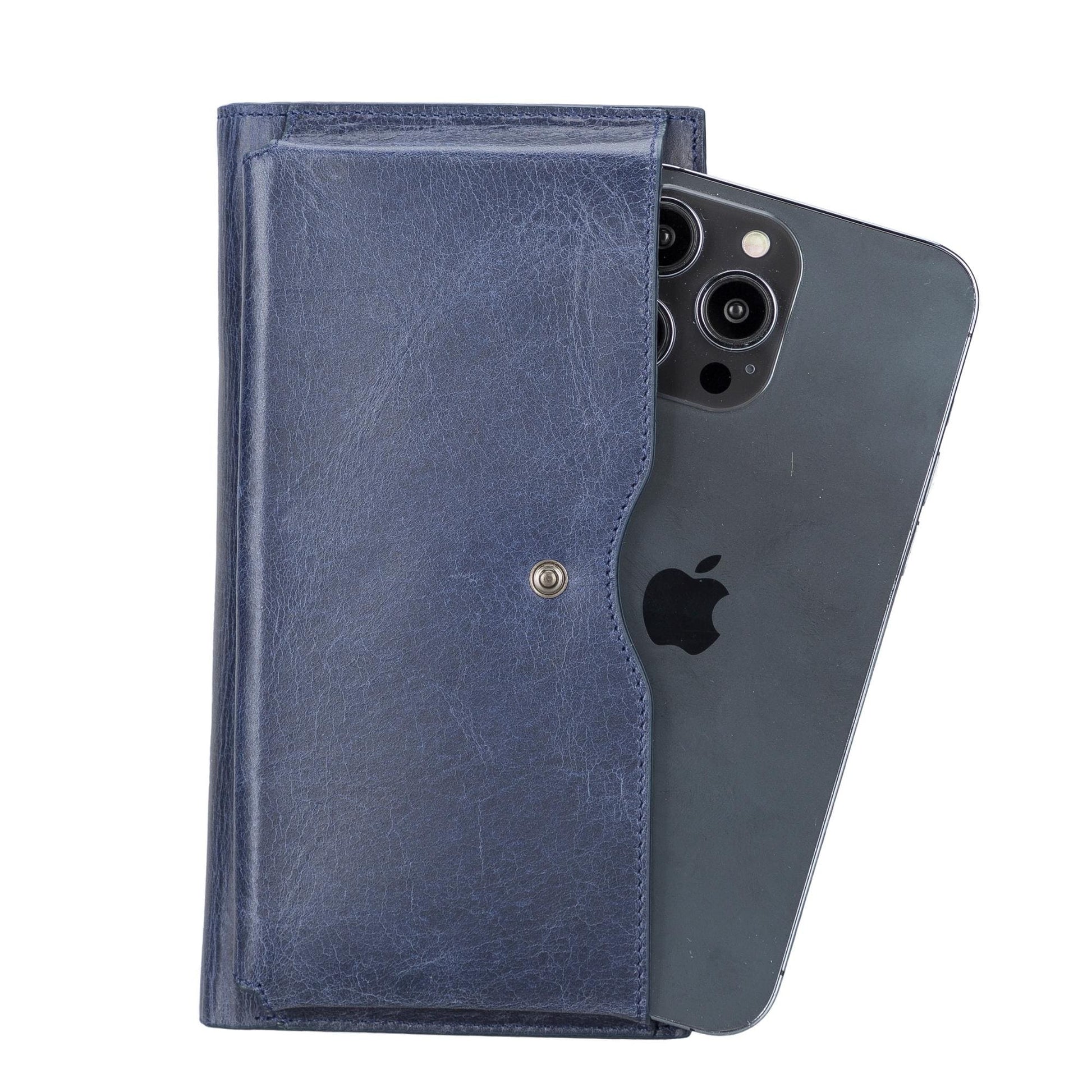 Riverton Women's Leather Wallet with Cell Phone Section - Concordia Style Boutique