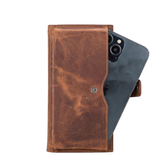 Riverton Women's Leather Wallet with Cell Phone Section - Concordia Style Boutique