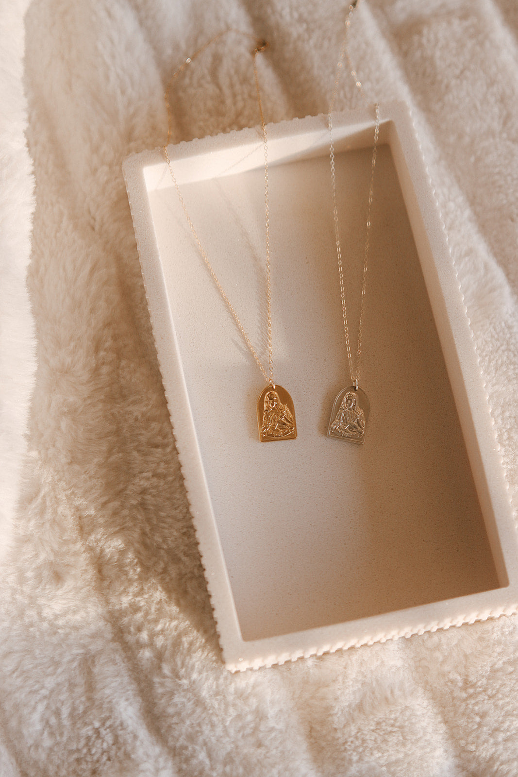 St. Catherine of Sweden Necklace in Sterling Silver