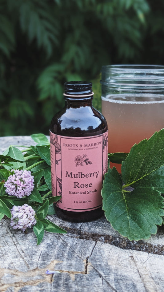 Mulberry Rose Botanical Shrub - Premium Supplement from Roots & Marrow - Just $15! Shop now at Concordia Style Boutique