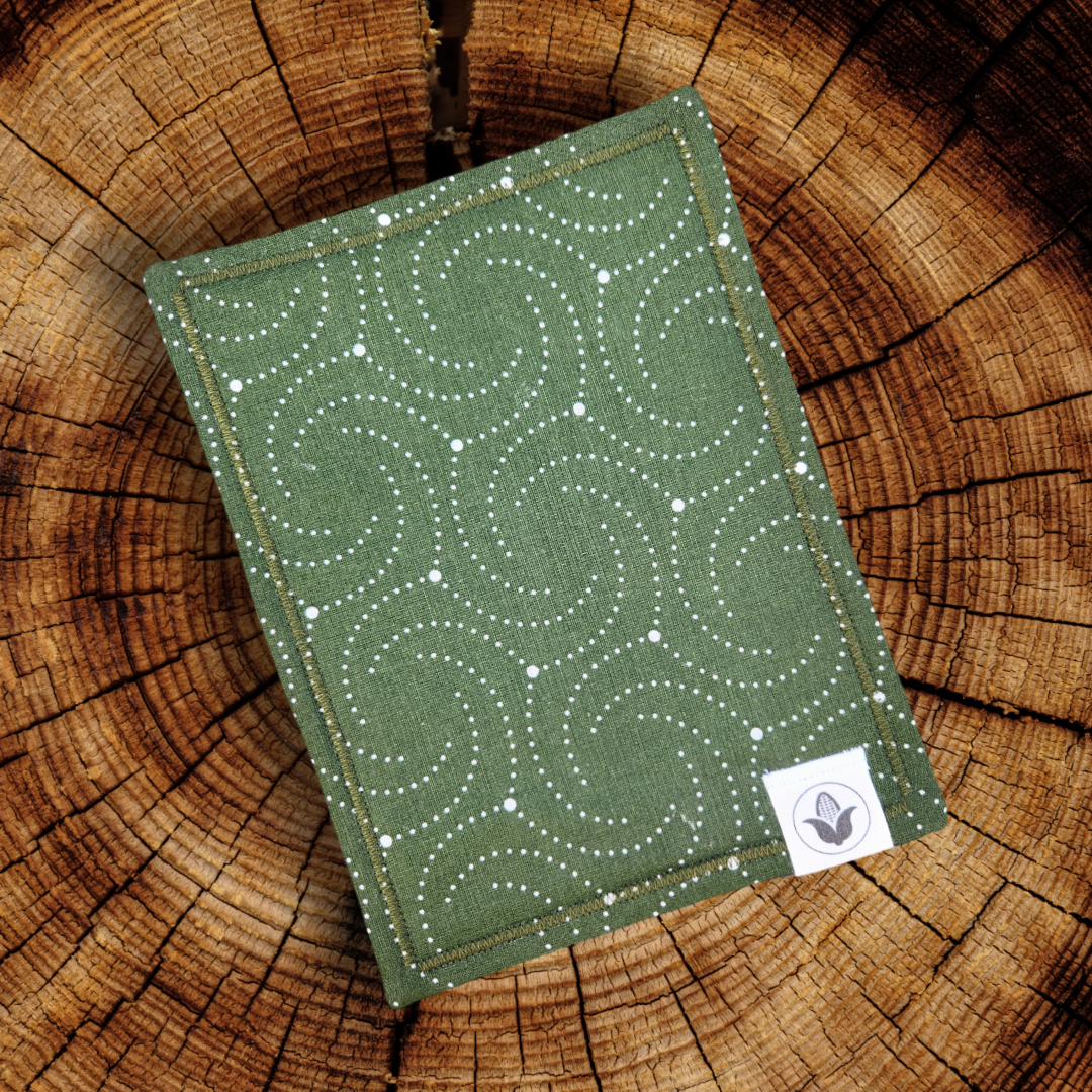 Green Swirls Handkerchief