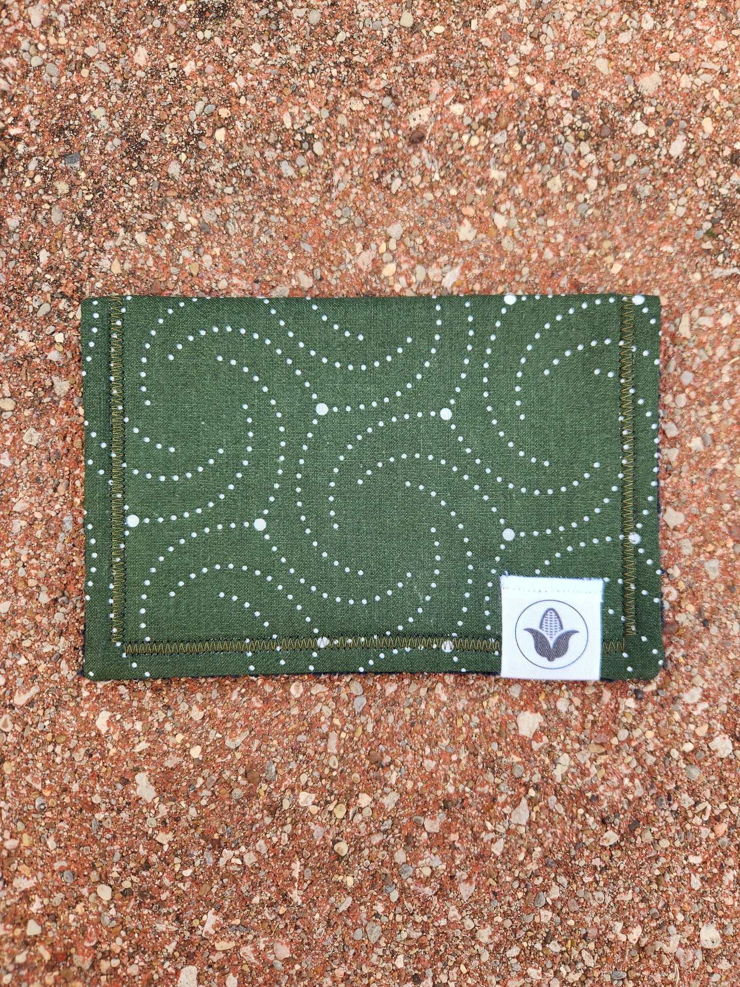 Green Swirls Handkerchief
