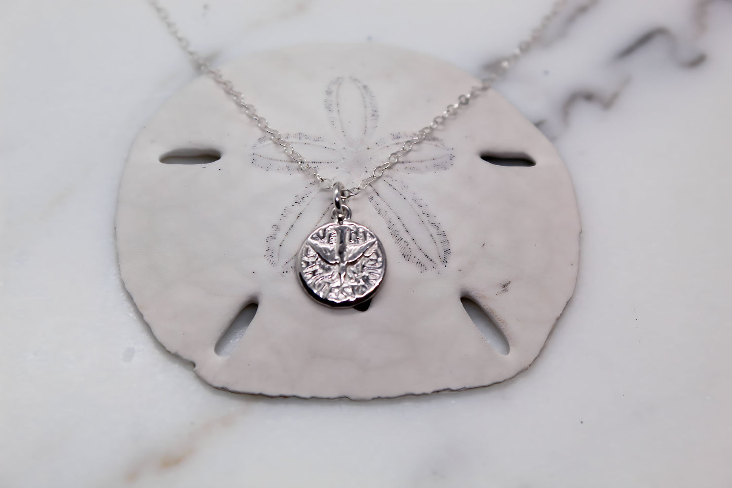 Holy Spirit Necklace in Sterling Silver