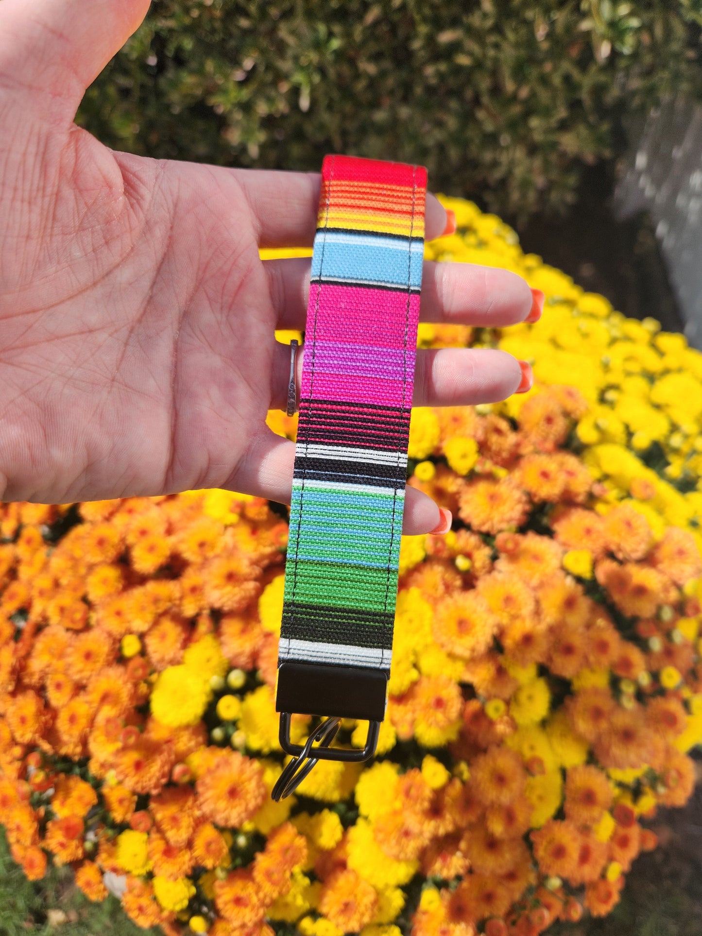 Serape Keyfob Wristlet Keychain