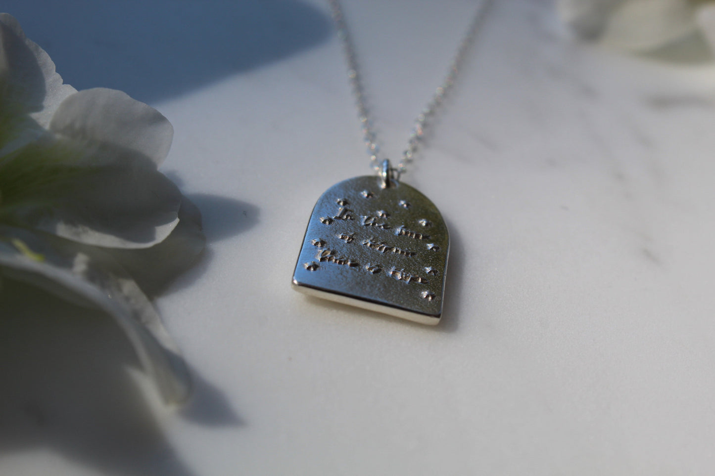 St. Catherine of Sweden Necklace in Sterling Silver