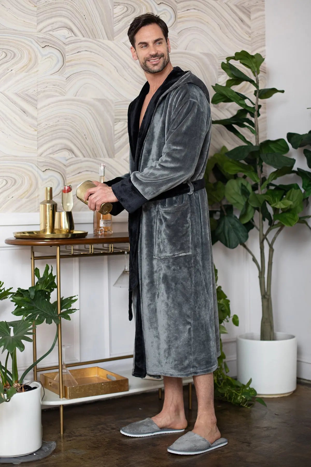 Men’s Robe with Hood – Ultra-Soft Plush Comfort for Everyday Use - Concordia Style Boutique