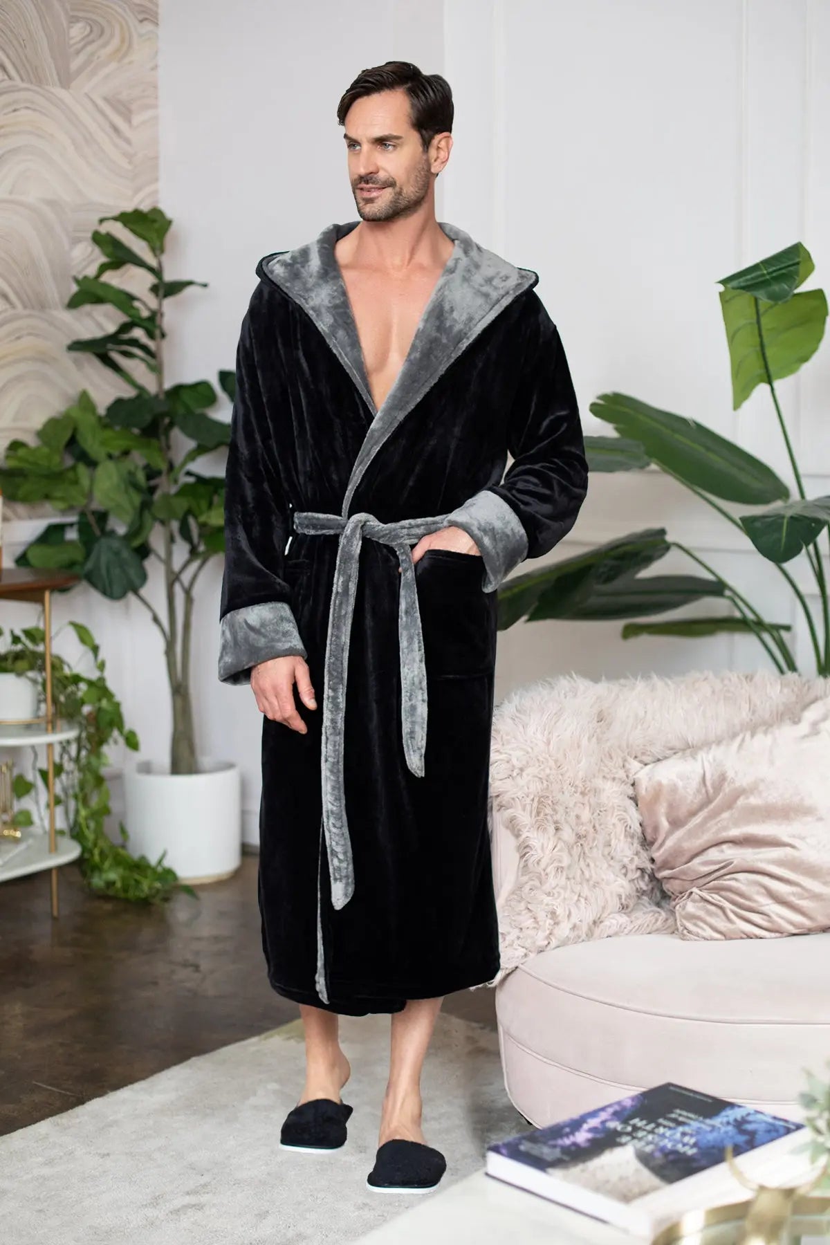 Men’s Robe with Hood – Ultra-Soft Plush Comfort for Everyday Use - Concordia Style Boutique