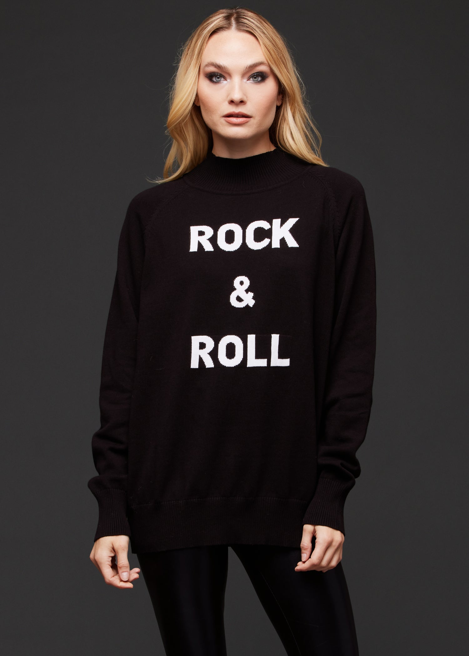 Rock on Rock'n'Roll Knit Sweater - Concordia Style Boutique