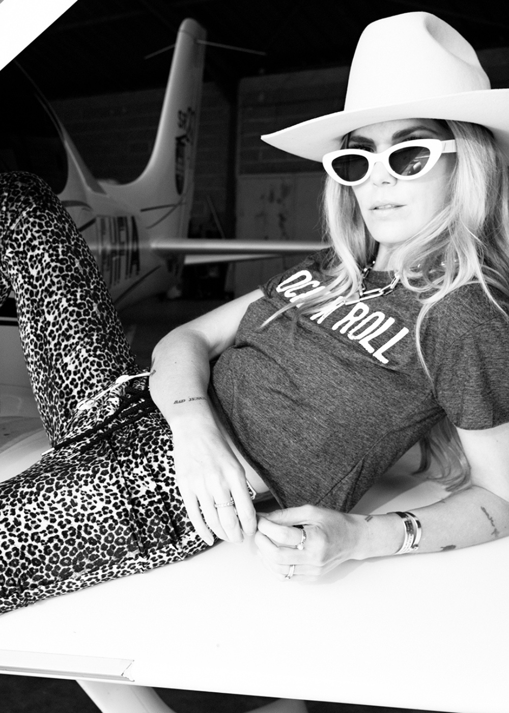 Cropped Rock n Roll T Shirt - Concordia Style Boutique