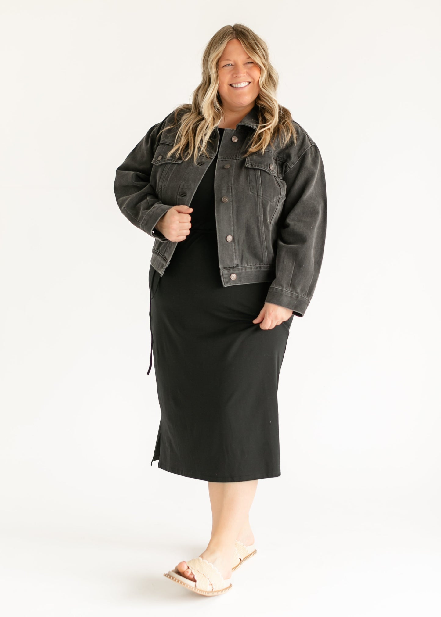 Romy Self Tie Maxi Dress - Concordia Style Boutique