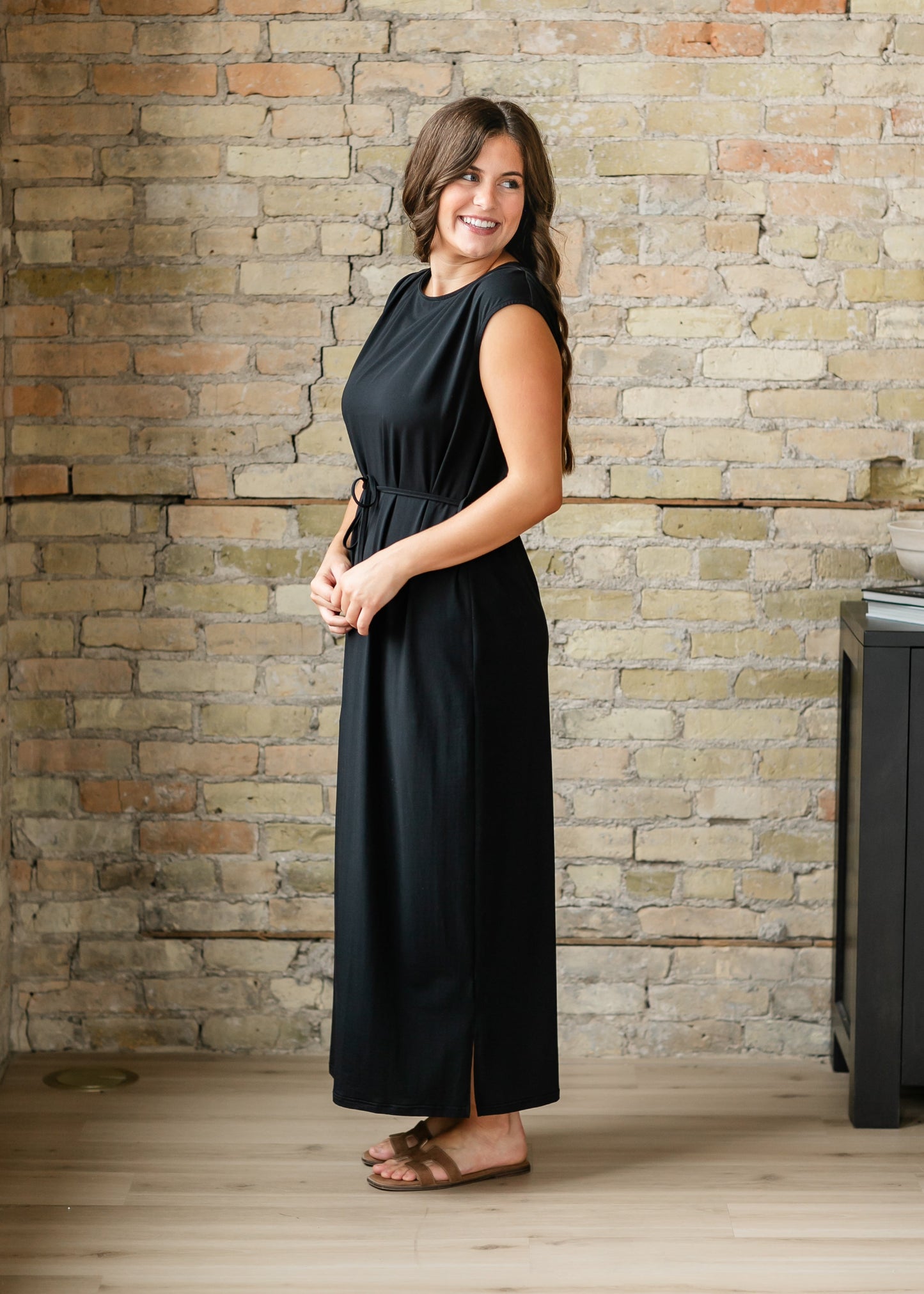 Romy Self Tie Maxi Dress - Concordia Style Boutique