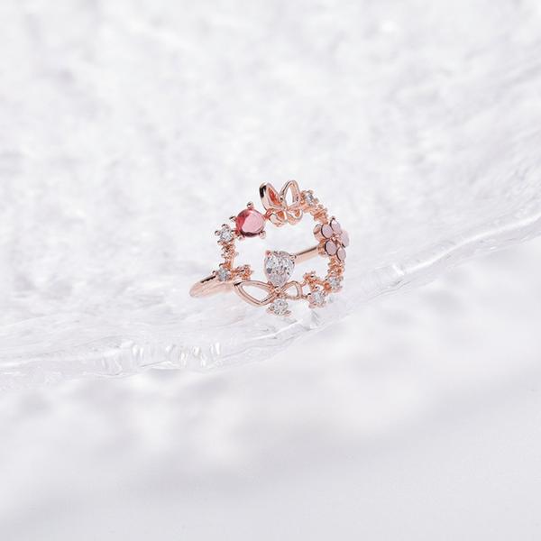 RUBY BUTTERFLY RING (ADJUSTABLE) - Concordia Style Boutique