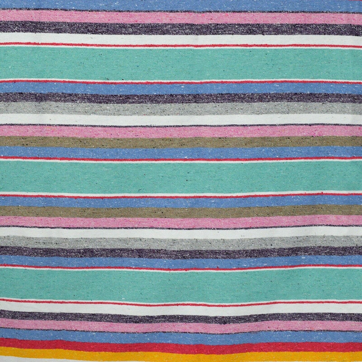 100% Cotton Serape Blanket - Mint Pastel - Concordia Style Boutique