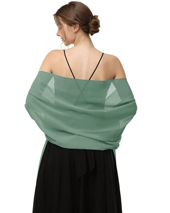 Lightweight Chiffon Shawls Scarves Wraps Sarong M21