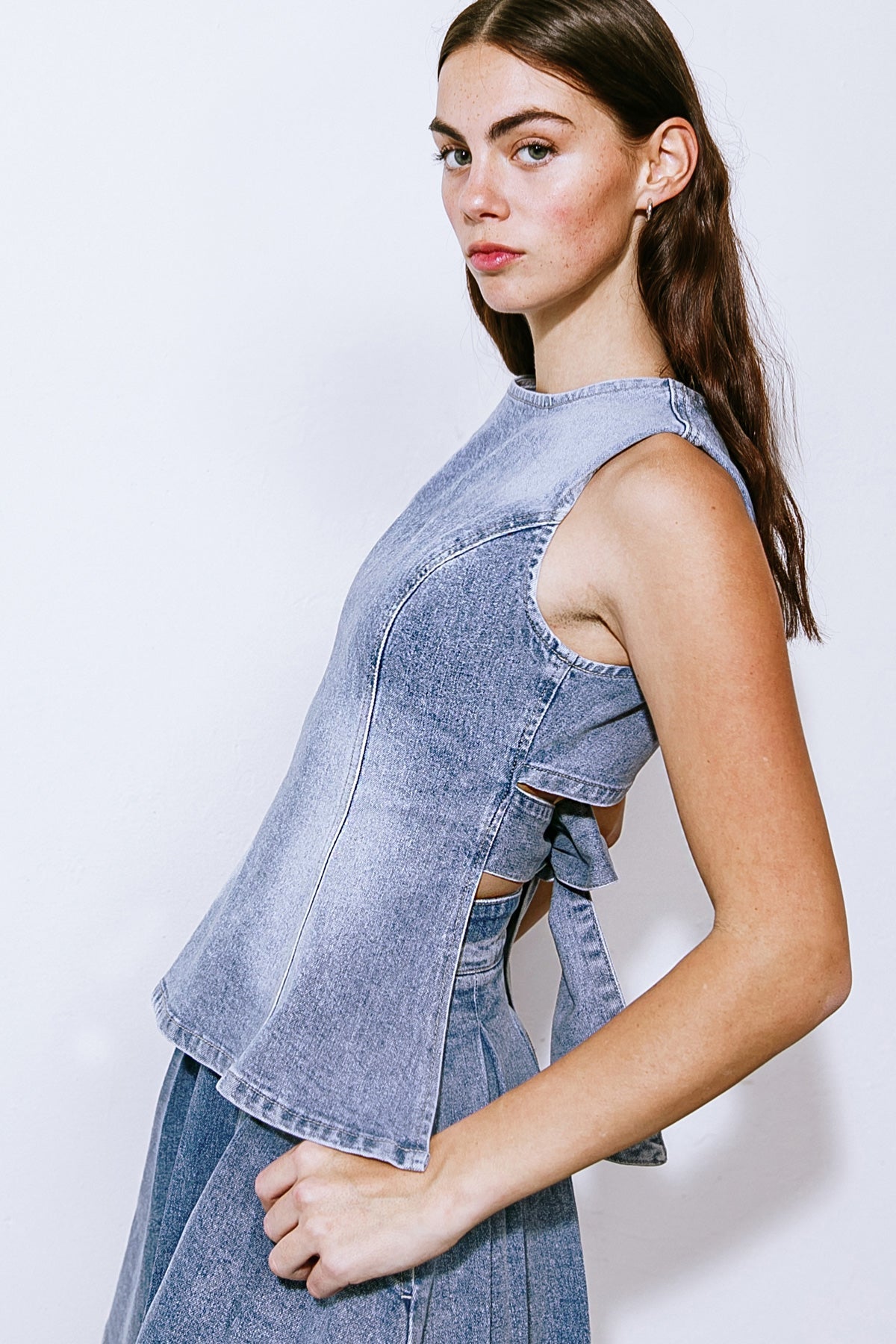 BE THE BRIGHTEST DENIM TOP - Concordia Style Boutique