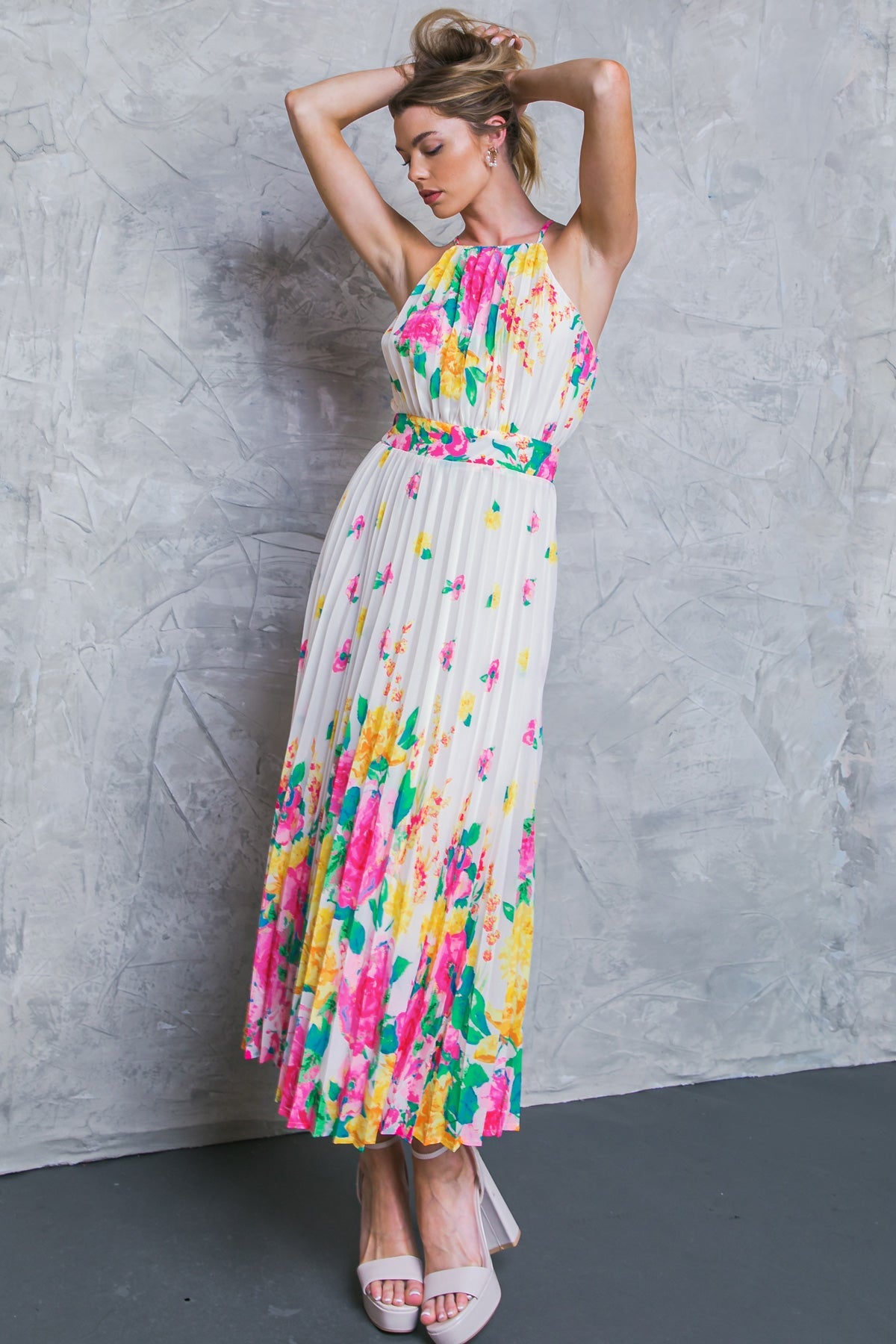 ALBERGO STELLA WOVEN MIDI DRESS - Concordia Style Boutique