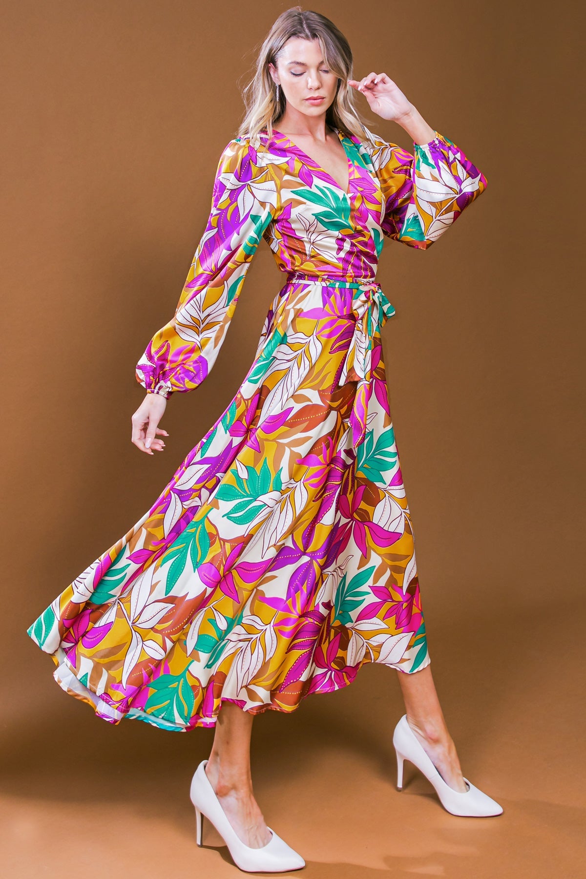 CAREFREE CONFIDENCE WOVEN MIDI DRESS - Concordia Style Boutique
