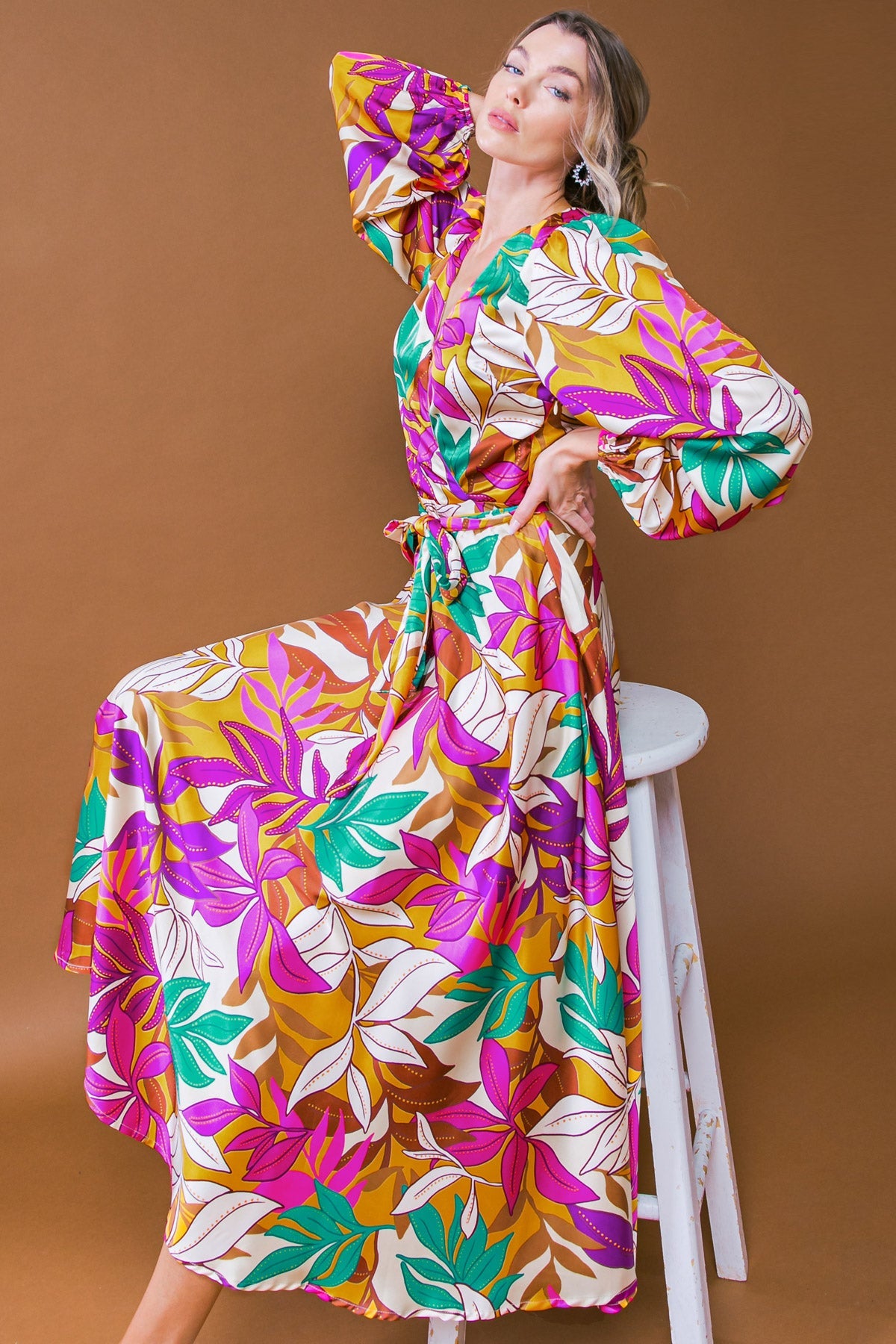 CAREFREE CONFIDENCE WOVEN MIDI DRESS - Concordia Style Boutique