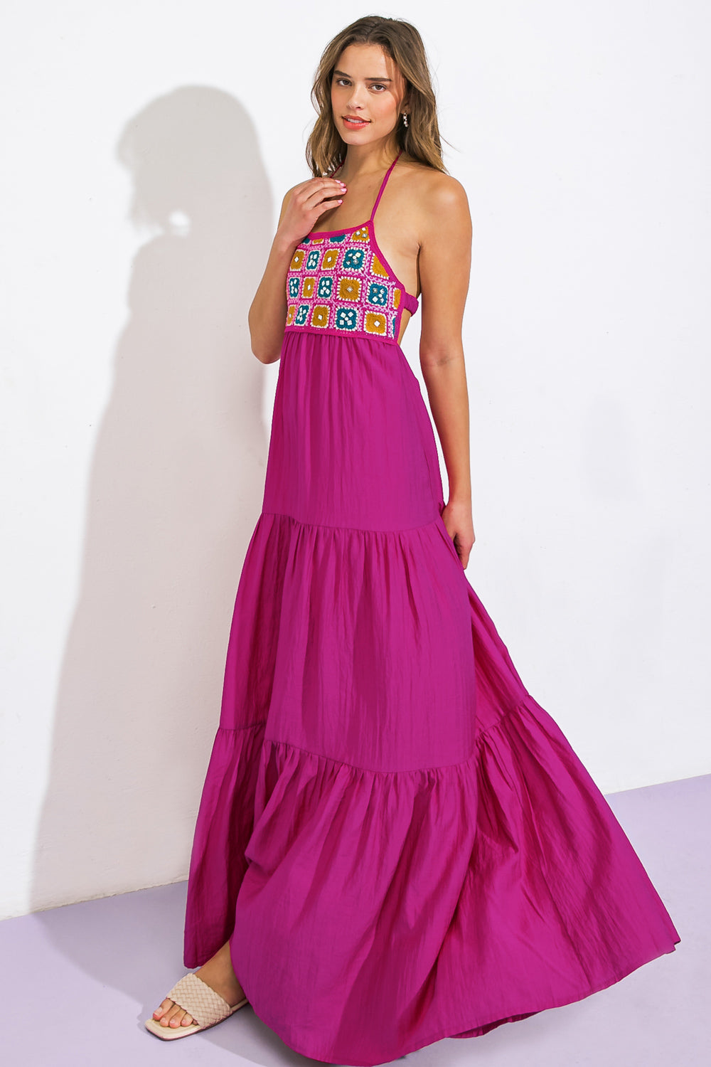 AFTER PARTY WOVEN MIDI DRESS - Concordia Style Boutique