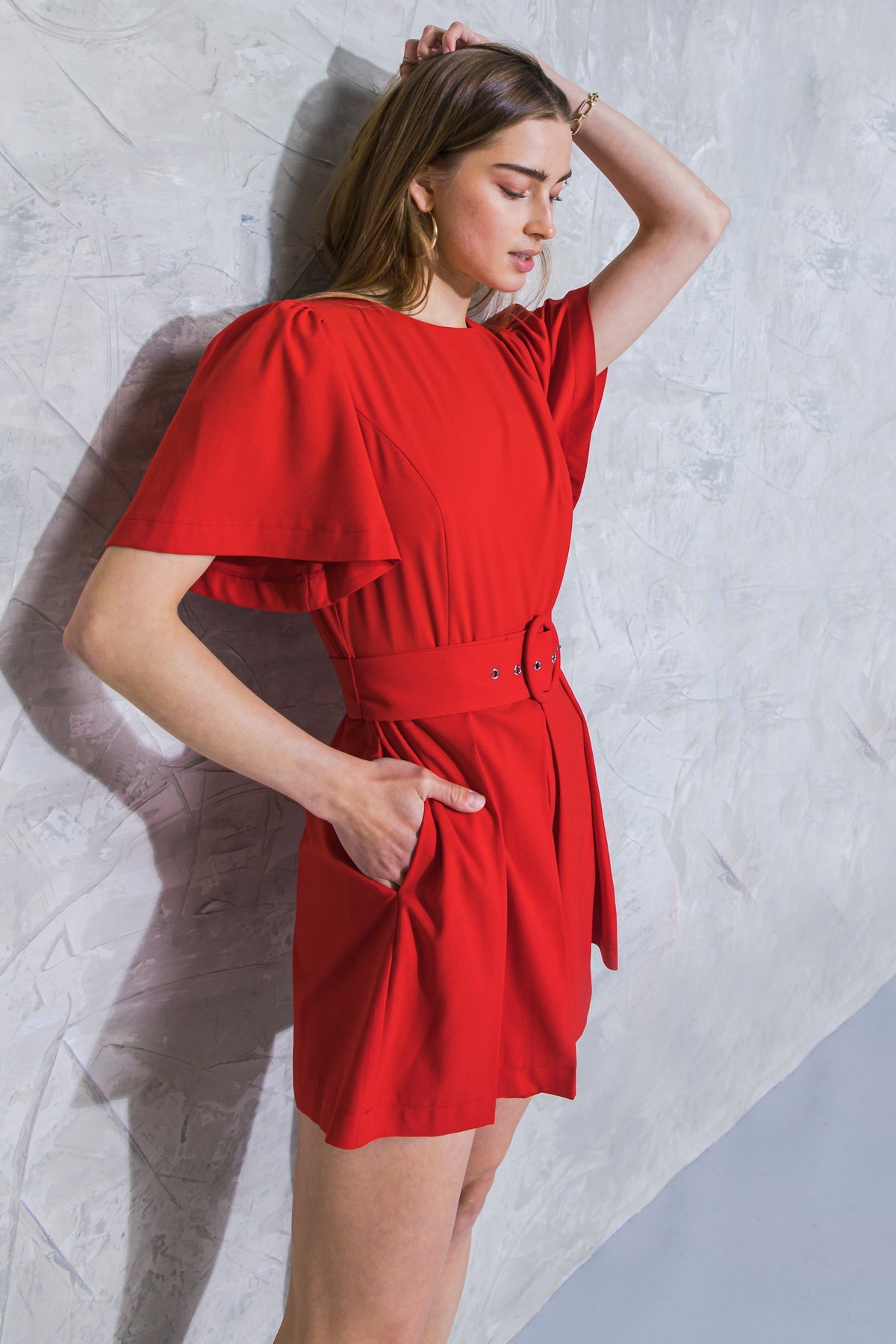 ALL THAT LOVE WOVEN ROMPER - Concordia Style Boutique