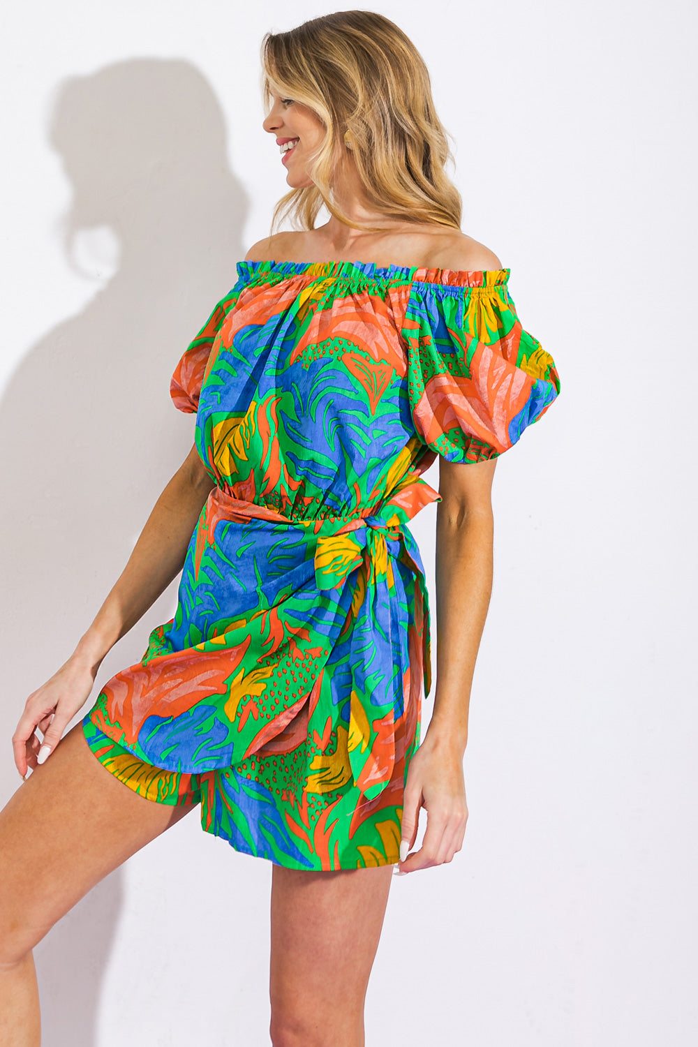 ALL THE CHEER WOVEN ROMPER - Concordia Style Boutique