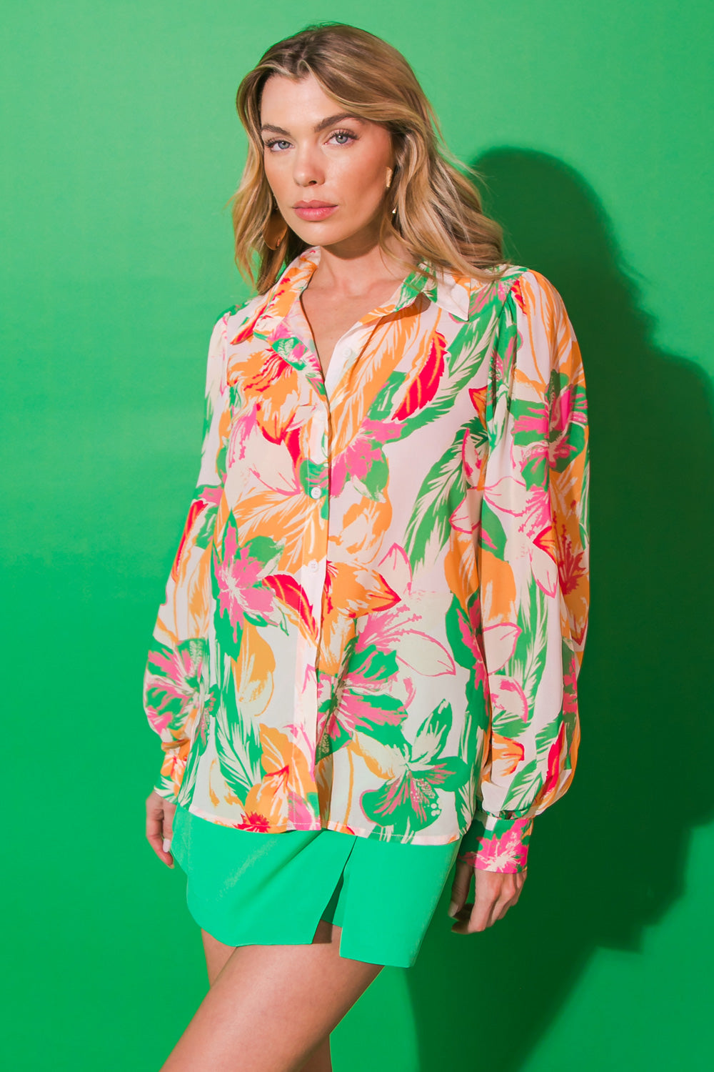 BORN TO SPARKLE WOVEN TOP - Concordia Style Boutique