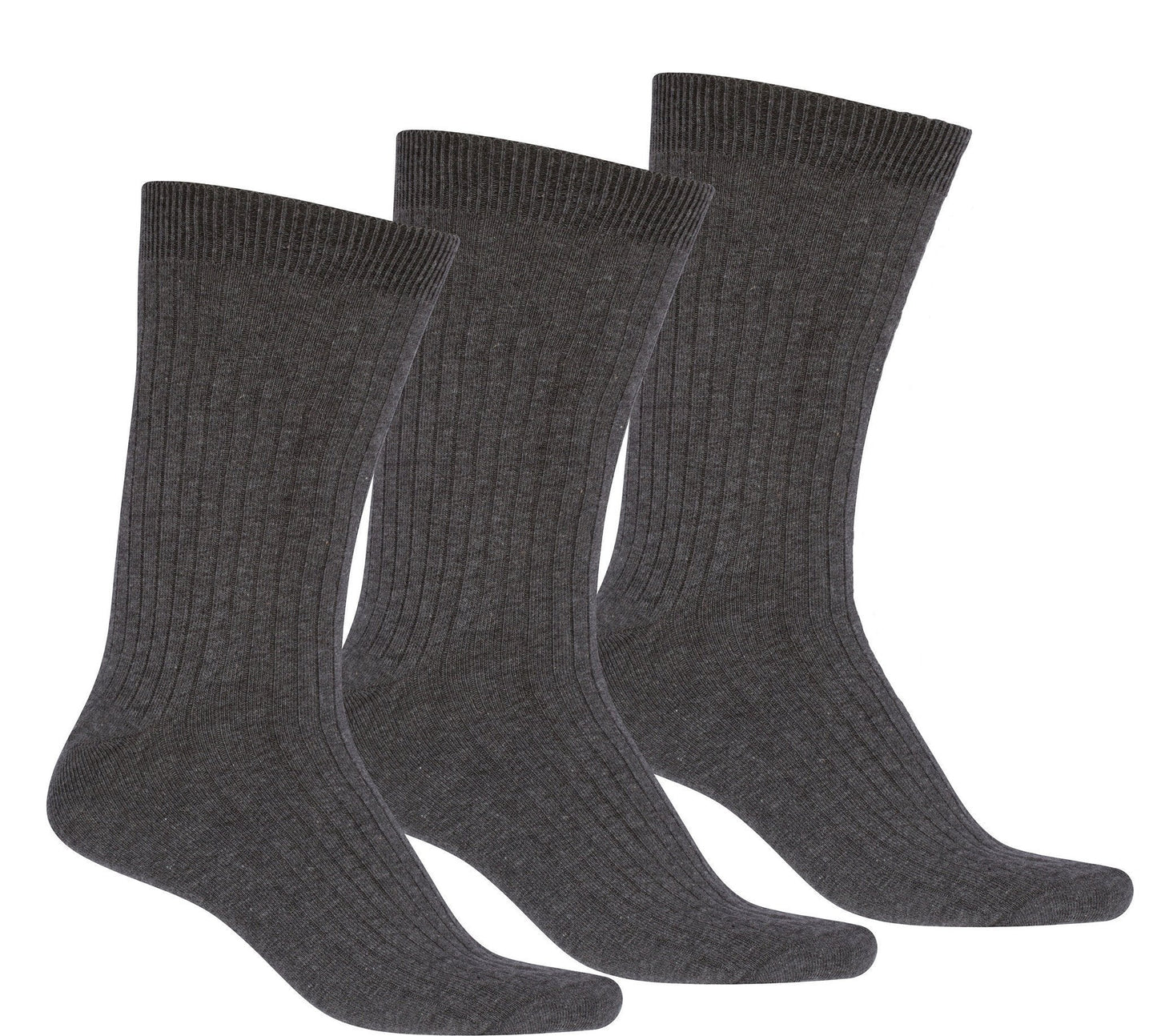 Sakkas Men's Cotton Blend Ribbed Dress Socks - Concordia Style Boutique