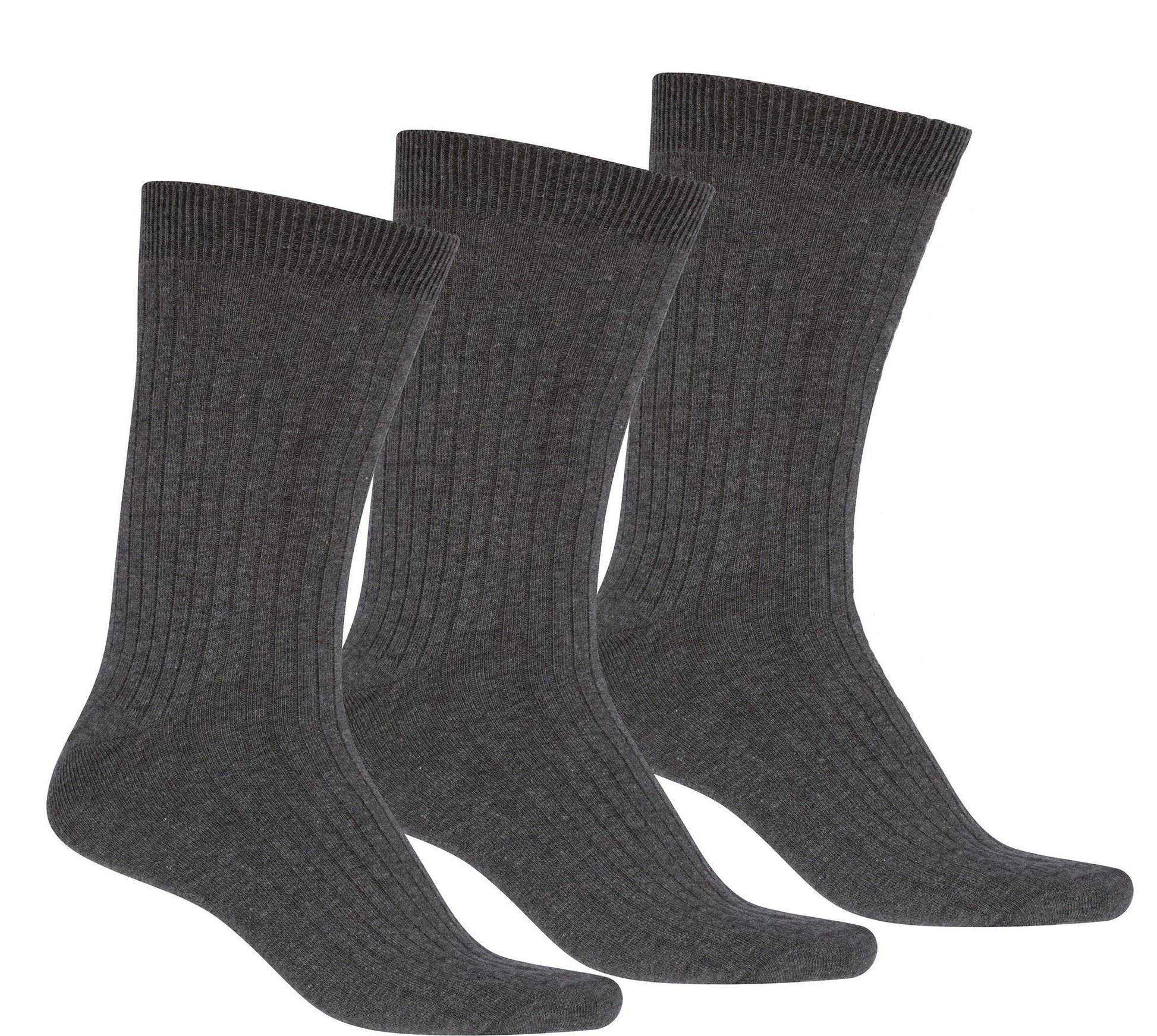 Sakkas Men's Cotton Blend Ribbed Dress Socks - Concordia Style Boutique