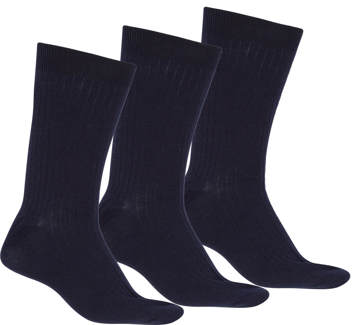 Sakkas Men's Cotton Blend Ribbed Dress Socks - Concordia Style Boutique