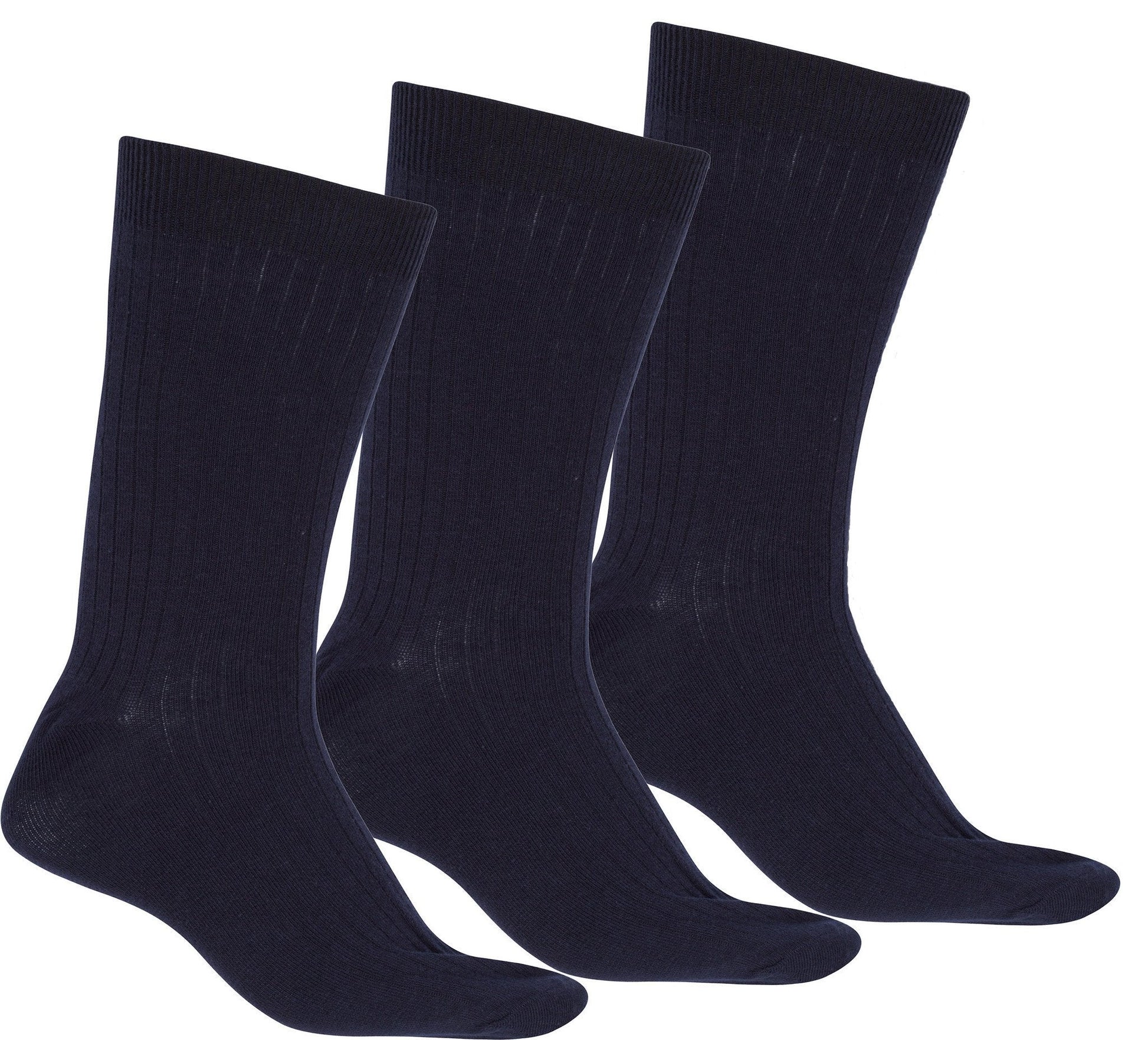 Sakkas Men's Cotton Blend Ribbed Dress Socks - Concordia Style Boutique