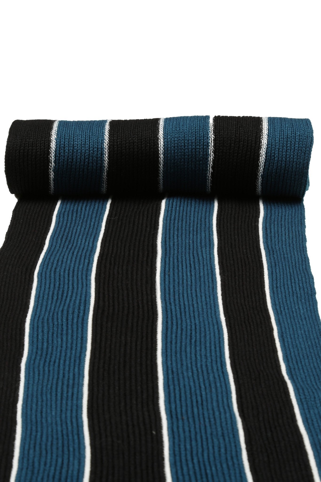Sakkas Rhyland Striped Color Block Knitted Winter Scarf With Fringe - Concordia Style Boutique