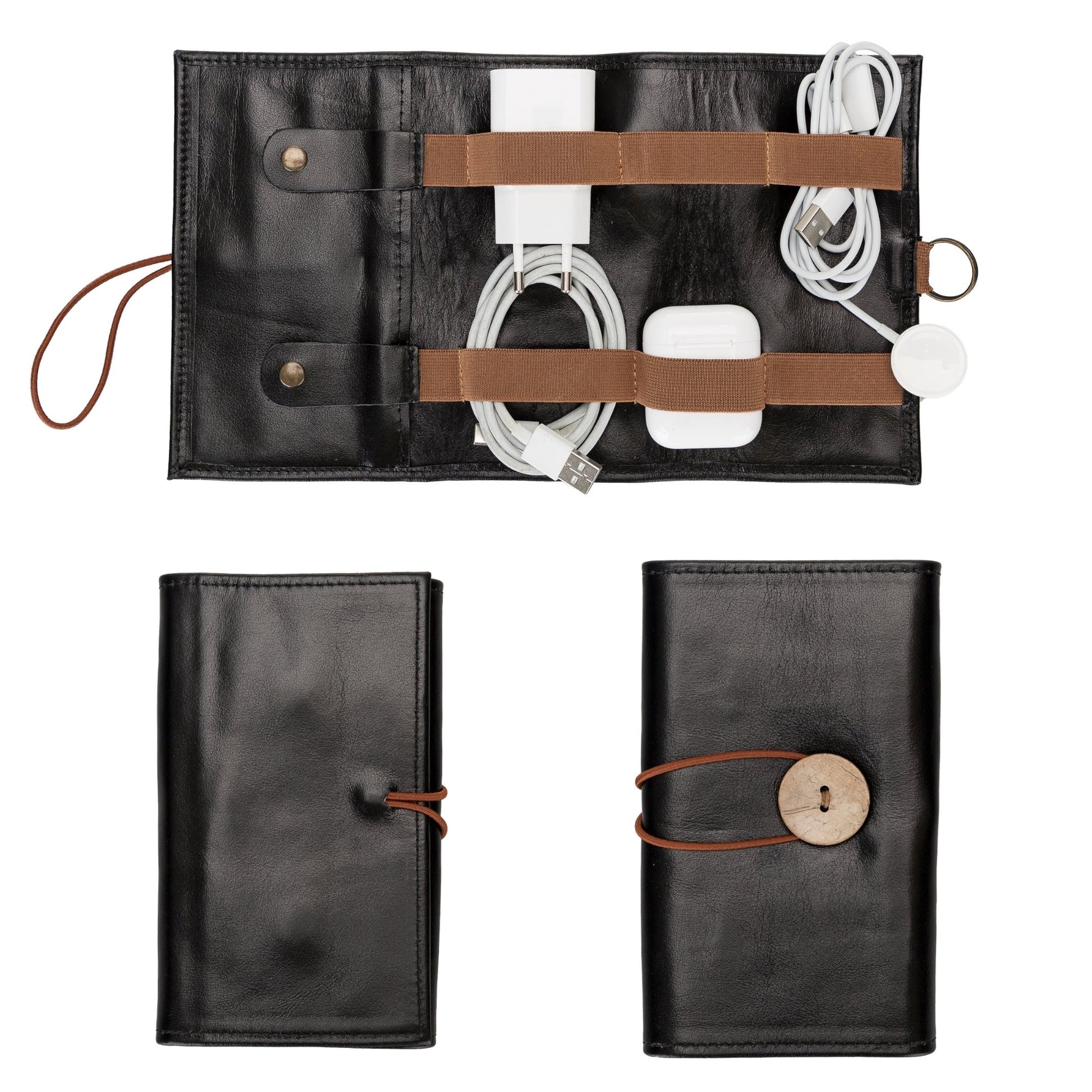 Salida Travel Pouch and Premium Leather Cable Organizer - Concordia Style Boutique