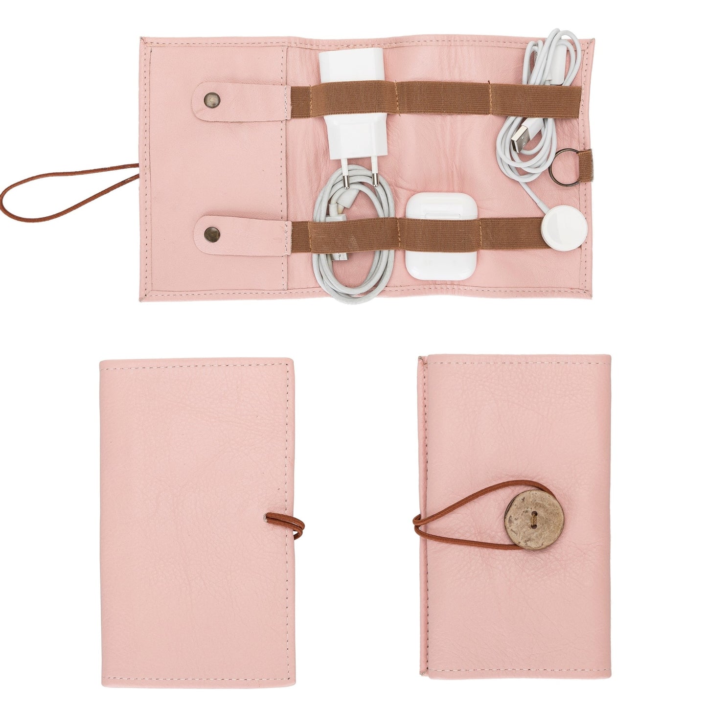 Salida Travel Pouch and Premium Leather Cable Organizer - Concordia Style Boutique