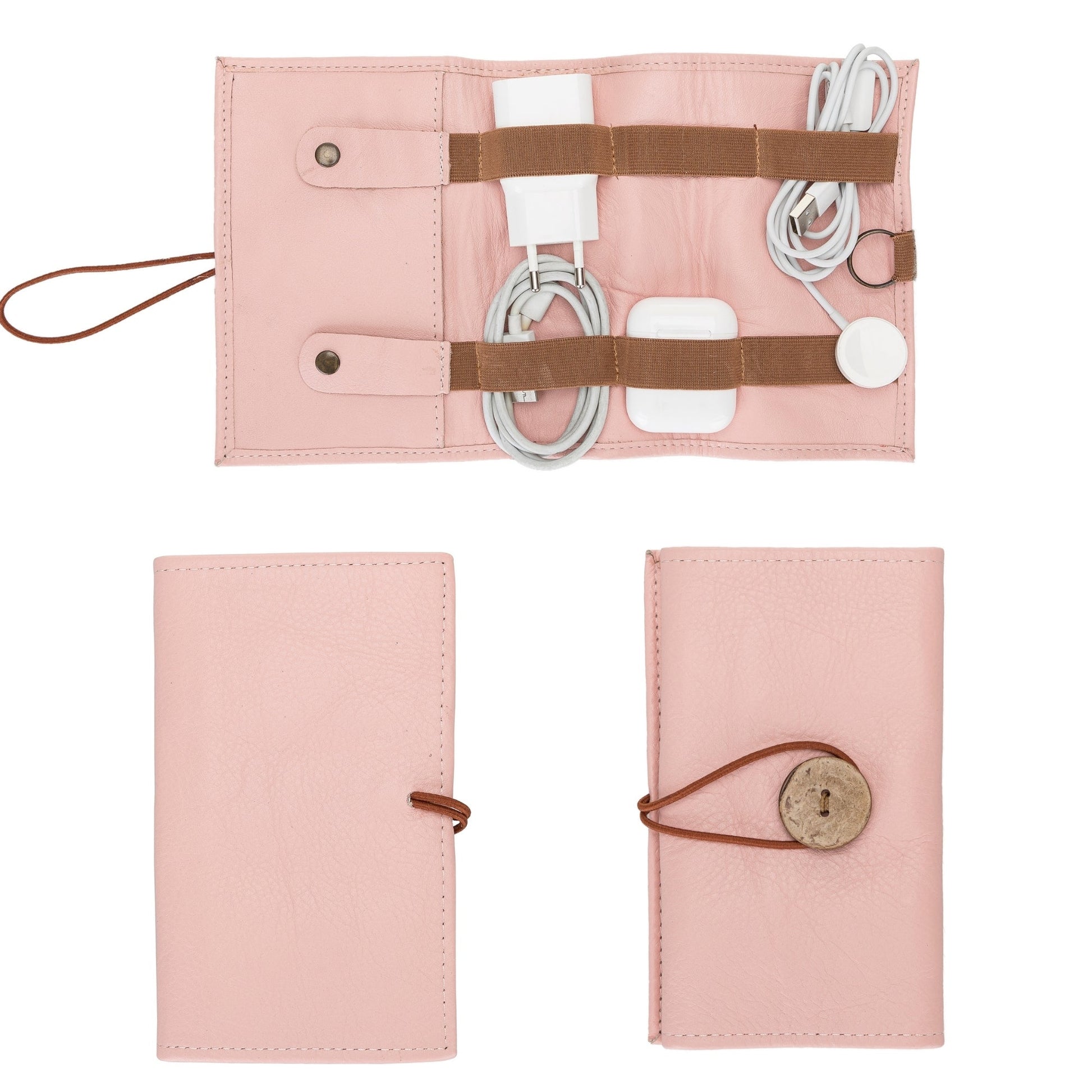 Salida Travel Pouch and Premium Leather Cable Organizer - Concordia Style Boutique