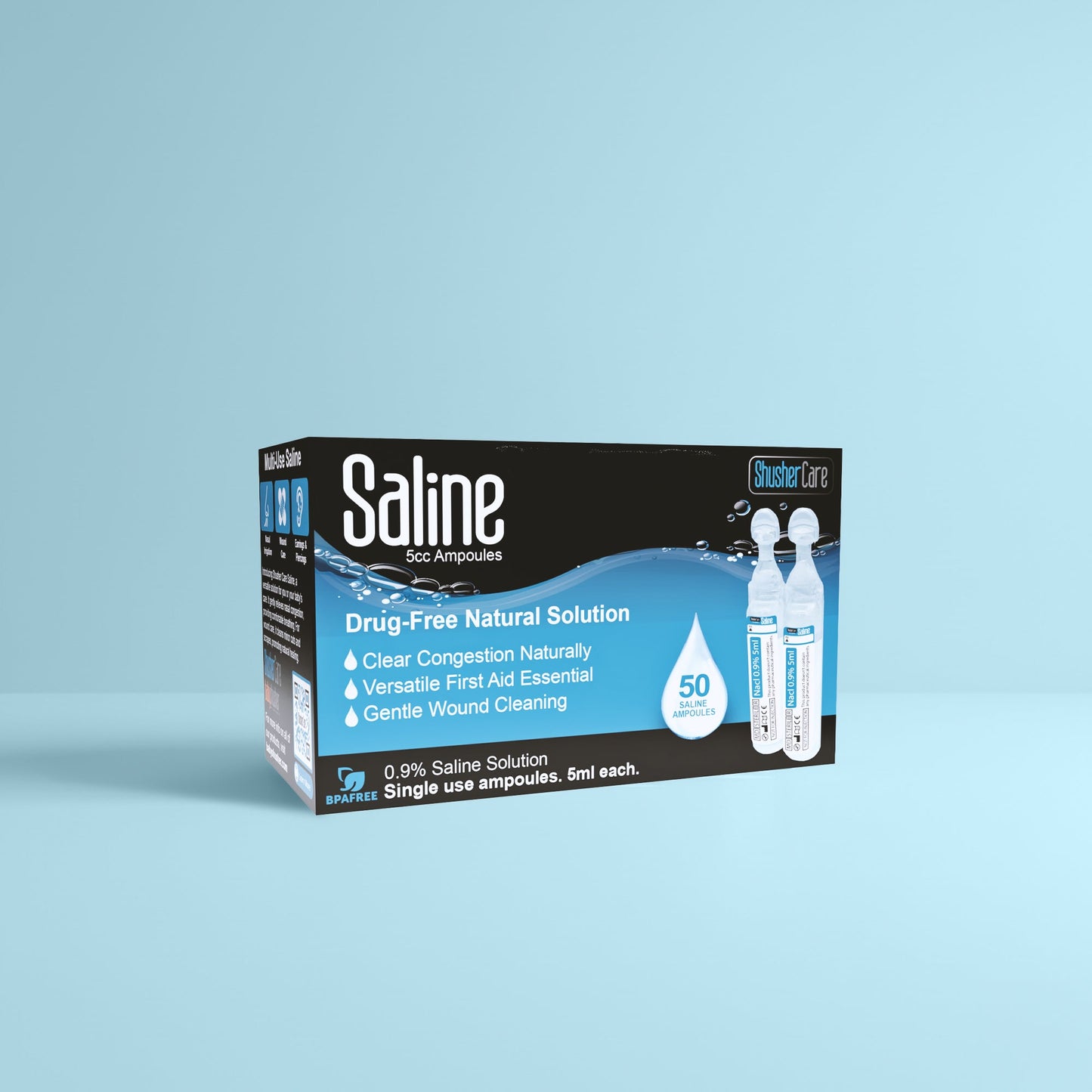 Shusher Care Saline Ampoules