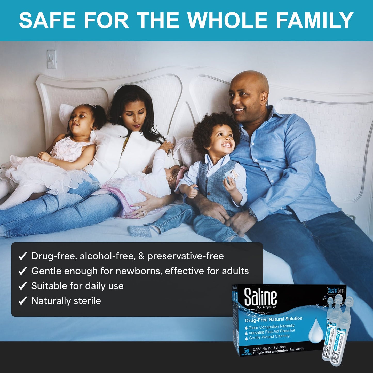 Shusher Care Saline Ampoules