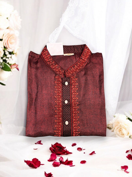 Men's Traditional Soft Cotton High Quality Kurta-9