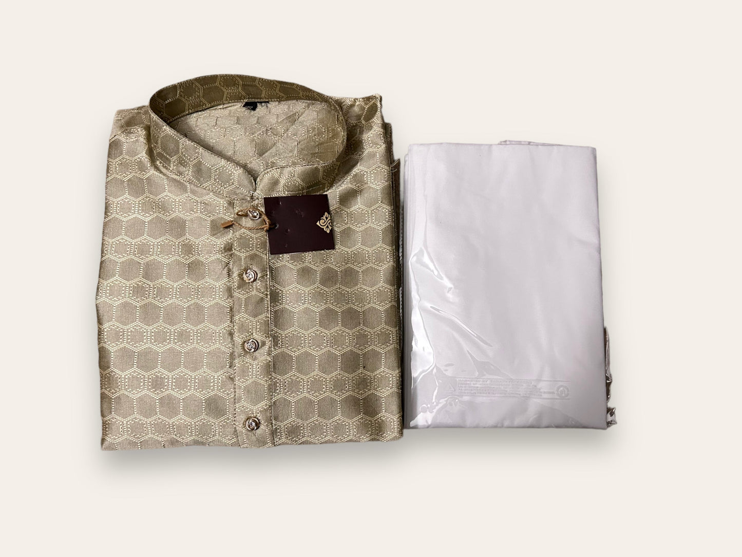 Mens Gray Traditional Silk Kurta Pajama– Ethnic Wear for Mens