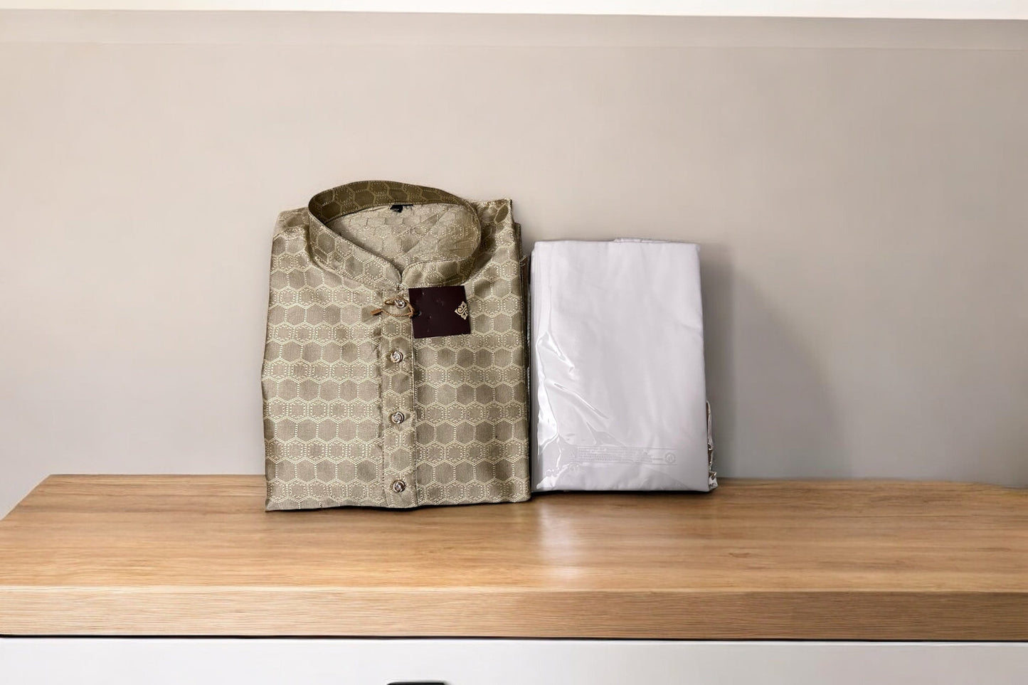 Mens Gray Traditional Silk Kurta Pajama– Ethnic Wear for Mens