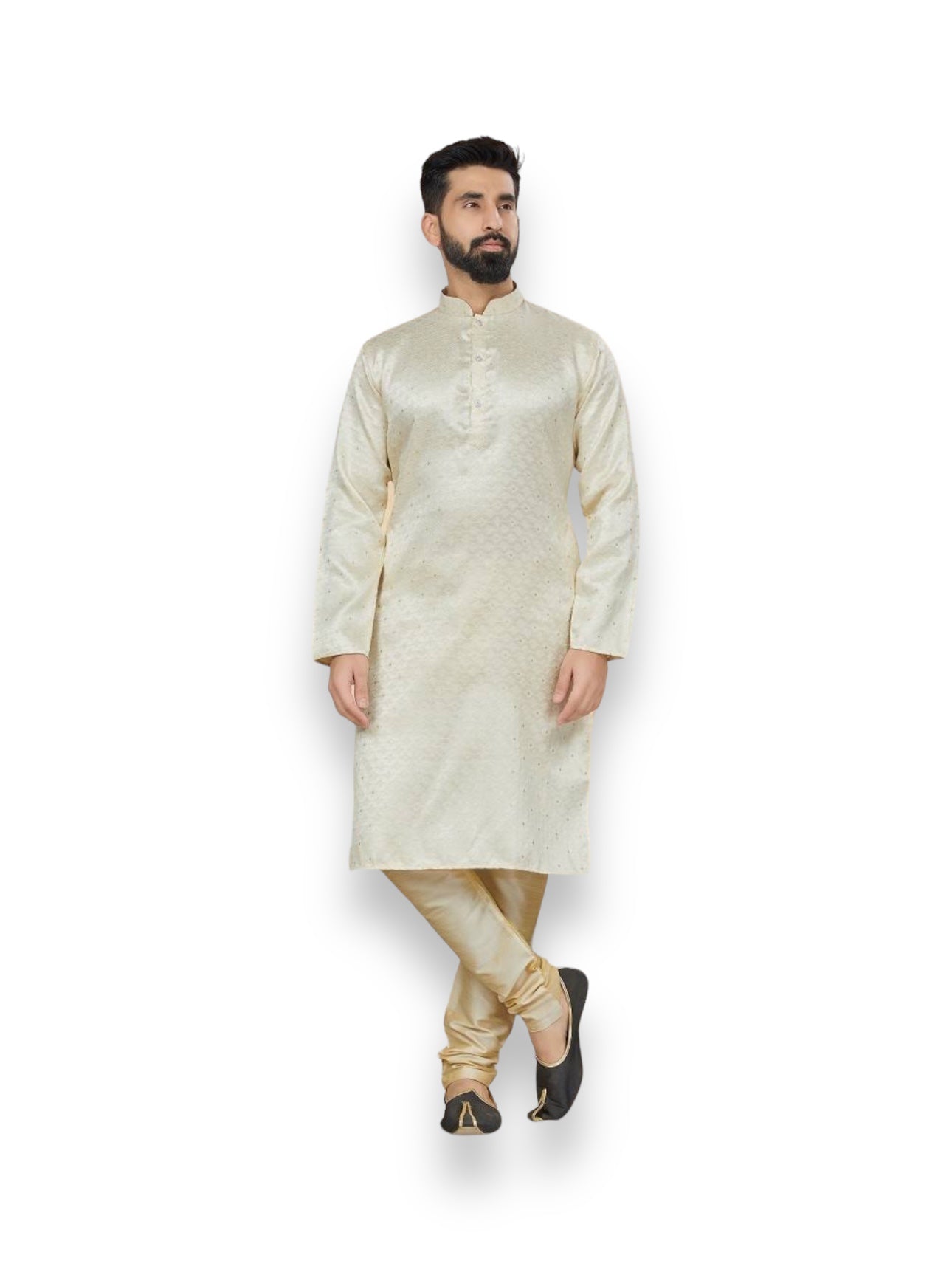Beige Color Traditional Kurta Pajama-  122002– Ethnic Wear for Mens