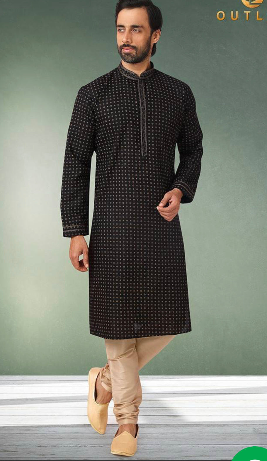 Black - Cotton Kurta with Pajama Set– Ethnic Wear for Men