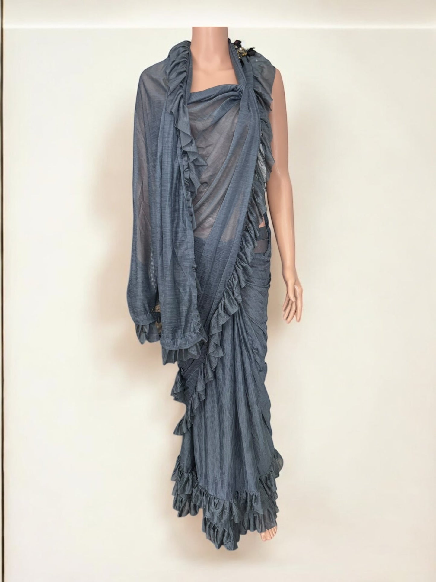 Clearance- Traditional Designer Ready To Wear Saree - Ethnic Wear for Women- 900