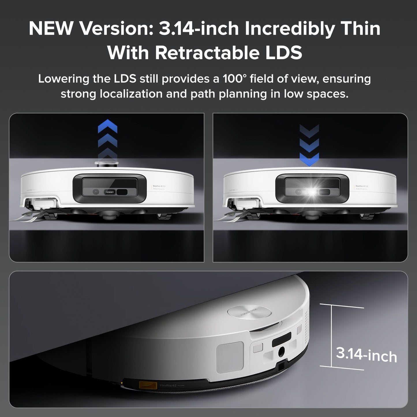 Roborock Saros 10 Robot Vacuum with Dual Anti-tangle System (Upgraded from S8 MaxV Ultra)