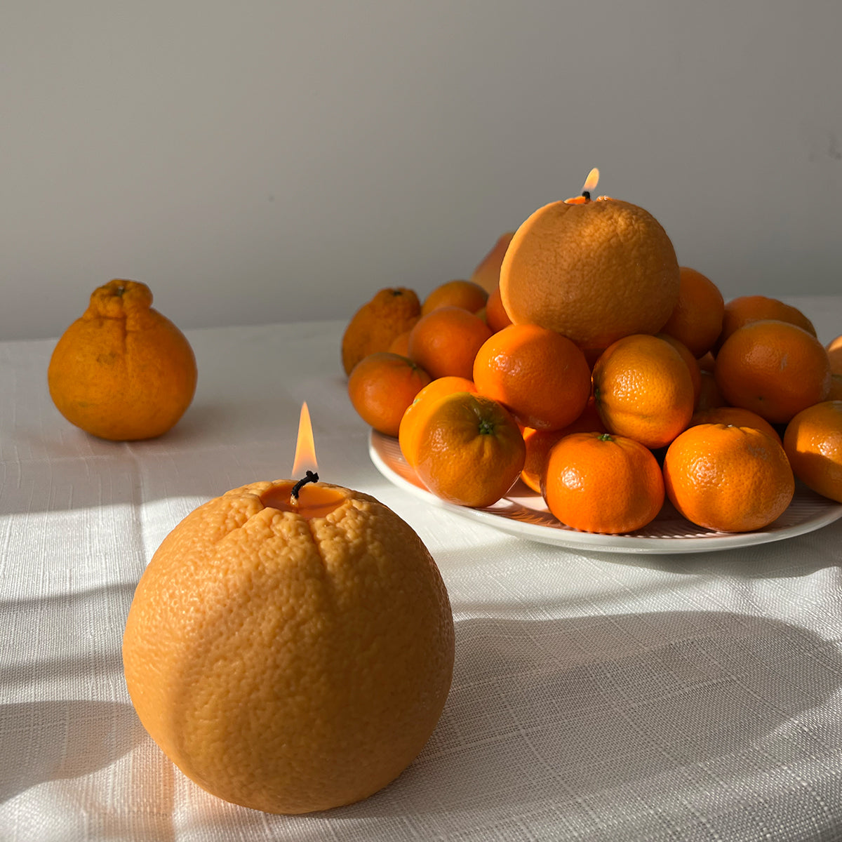 Large Orange Candle - Concordia Style Boutique