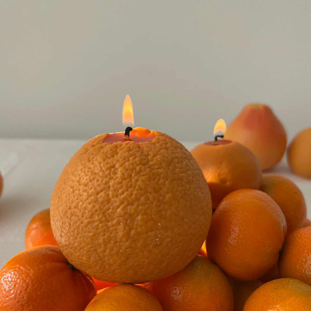 Large Orange Candle - Concordia Style Boutique