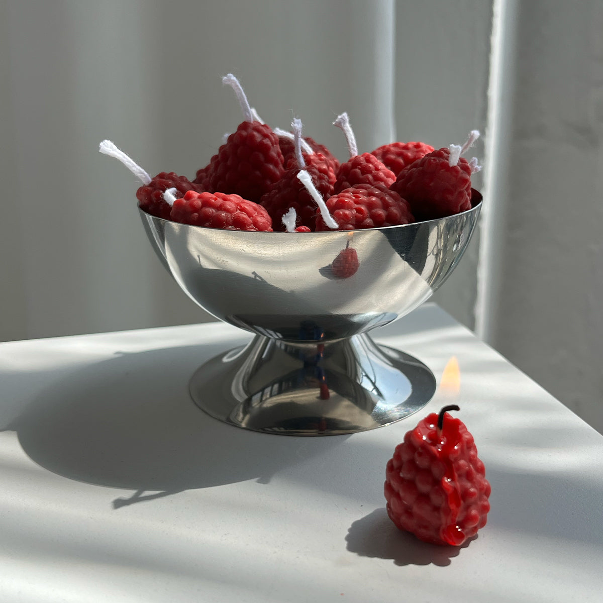 Raspberry Candles - 10 Pack - Concordia Style Boutique