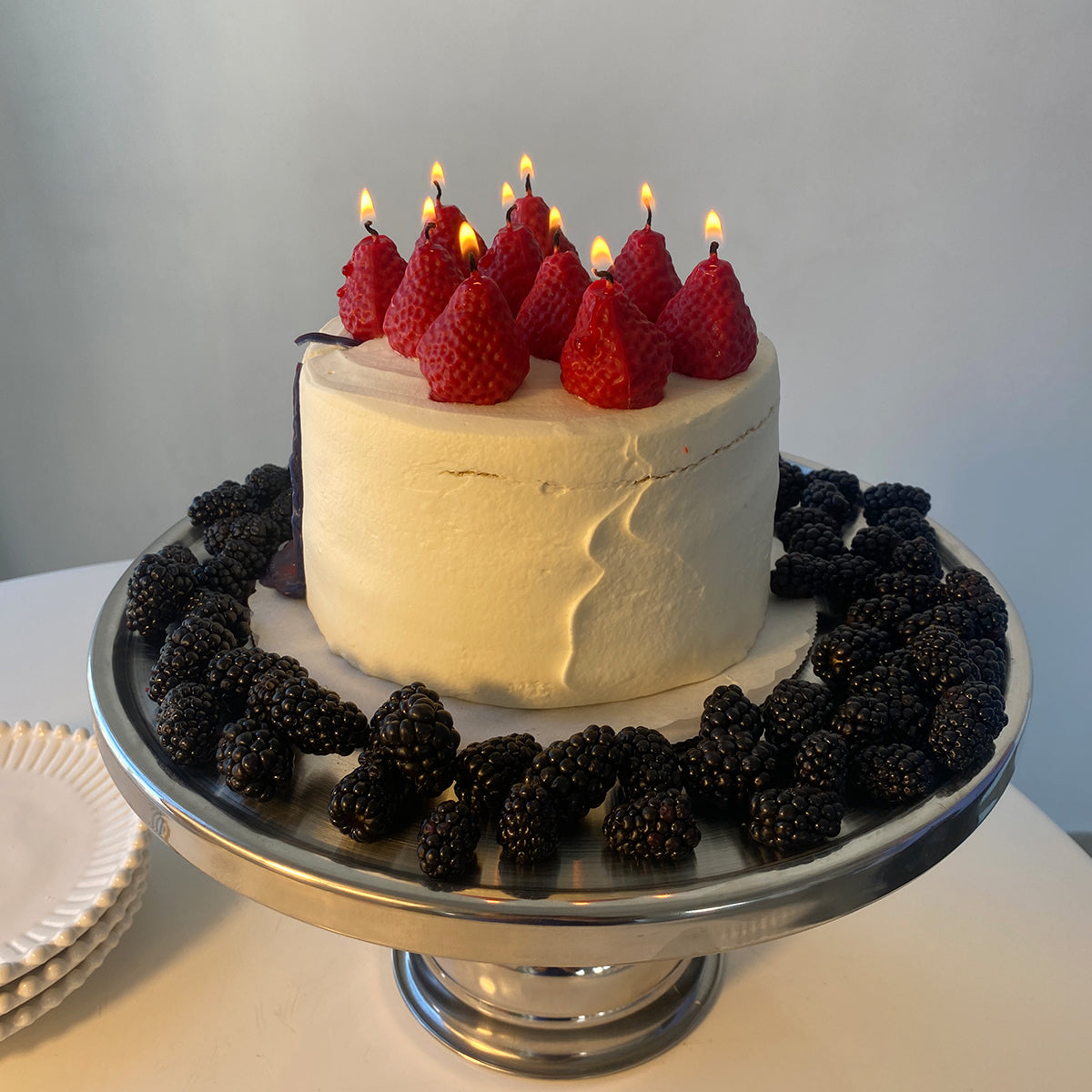 Strawberry Candles - 8 Pack - Concordia Style Boutique