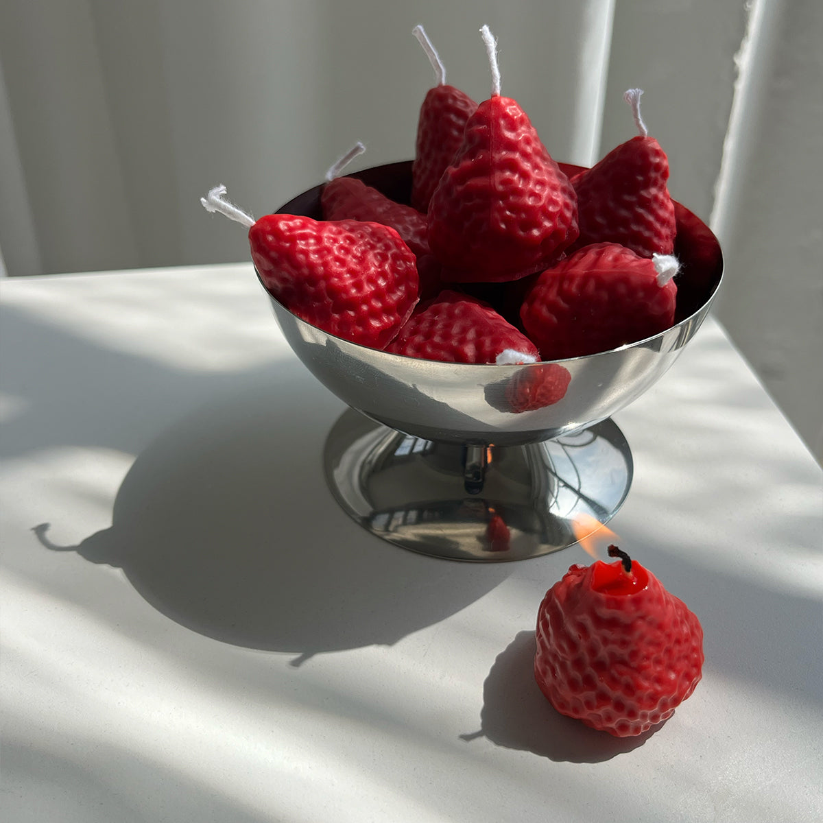 Strawberry Candles - 8 Pack - Concordia Style Boutique